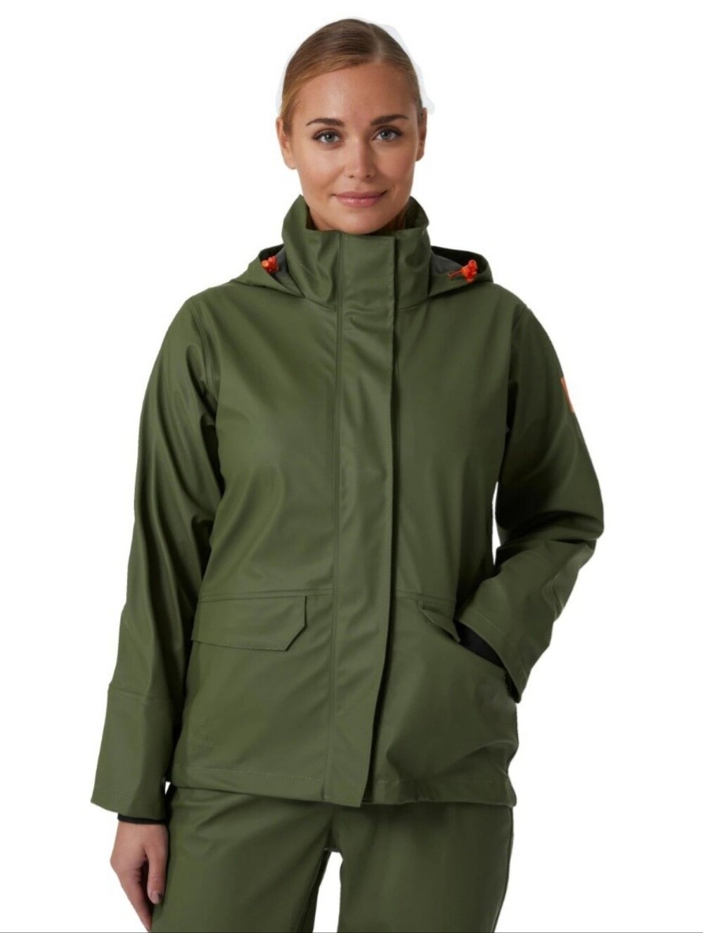 Helly Hansen Women's 2XL Olive Green Waterproof Jacket